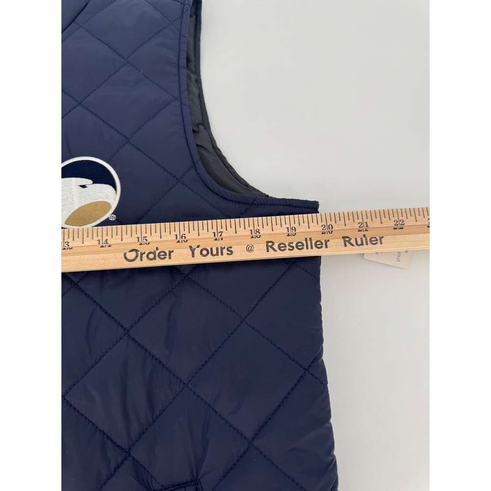 Weatherproof Vintage Georgia Southern Eagles Quilted Medium Vest Navy - Picture 7 of 7